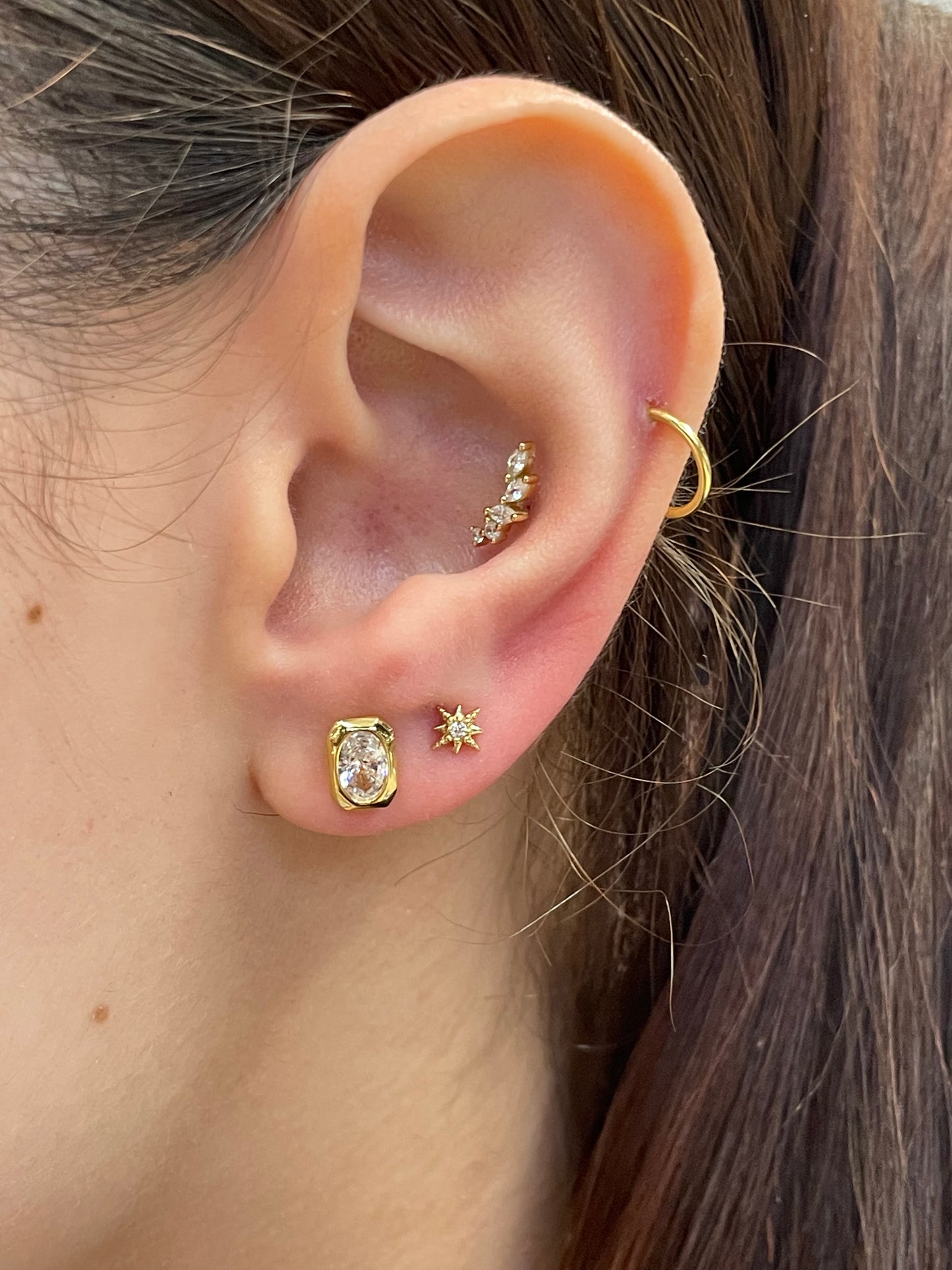 Sterling Silver Crystal Serentiy Earrings