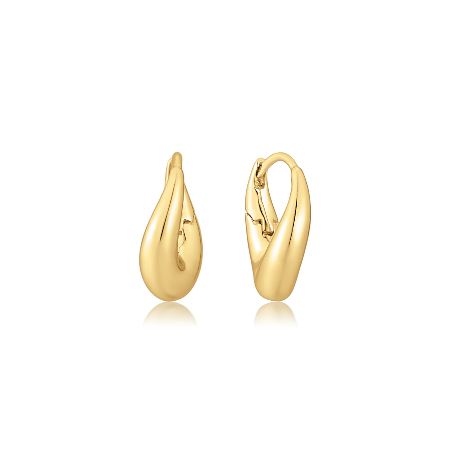 18K Gold Vermeil Unique twinning Earring