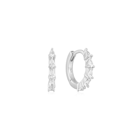 Sterling Silver Ear Party Huggie Earrings