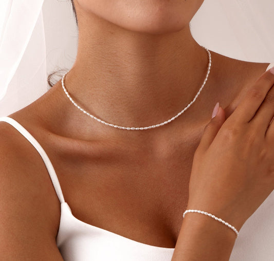 14K Gold Filled Pearl Necklace - Nova