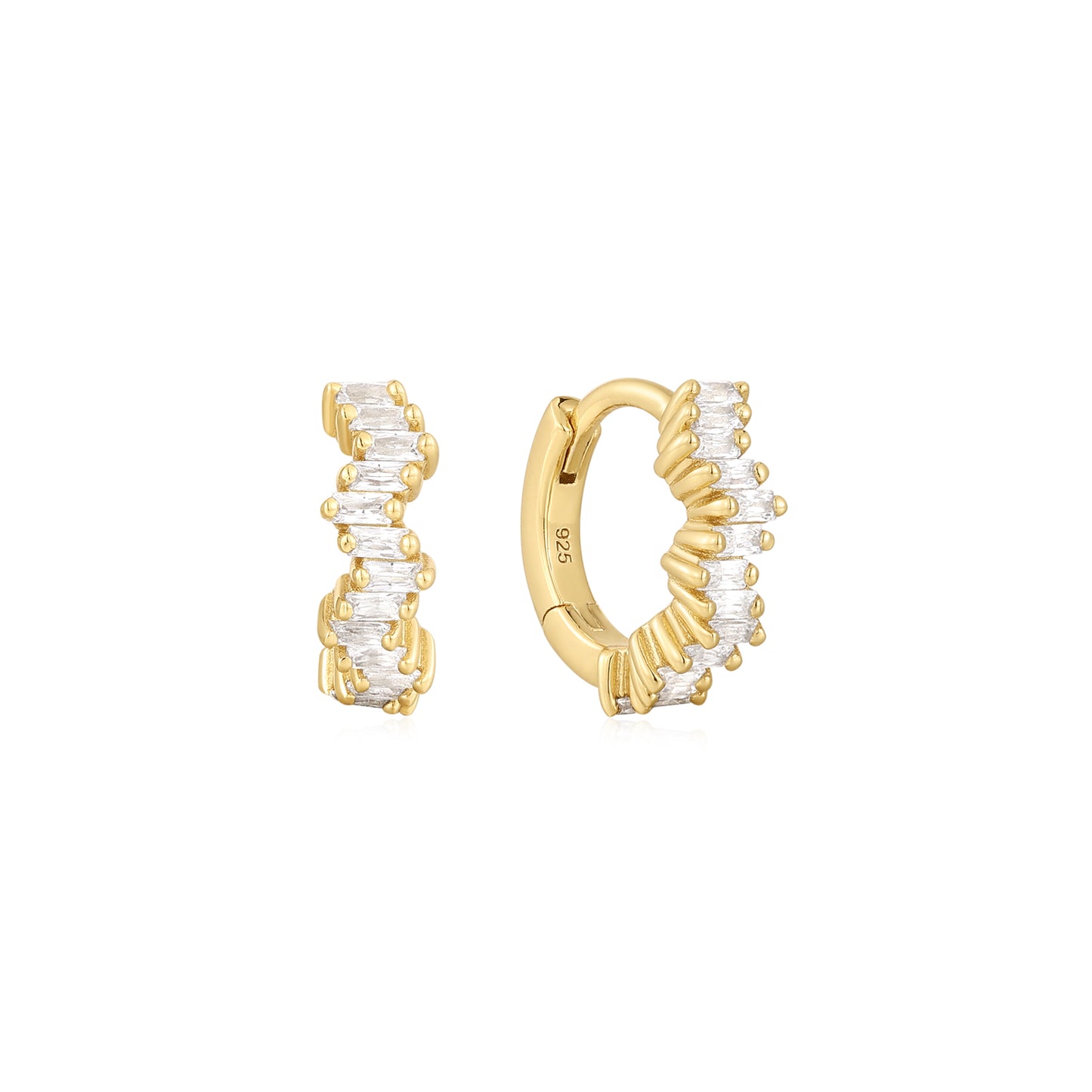 Ear Party | 14k Gold Vermeil Hoop  Earrings