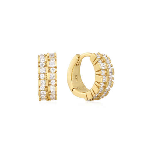 Ear Party | 14k Gold Vermeil Hoop  Earrings