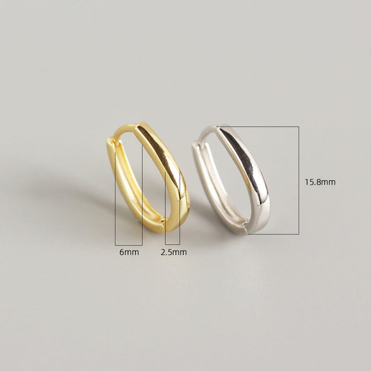 Sterling Silver Huggie Earring