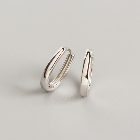 Sterling Silver Huggie Earring