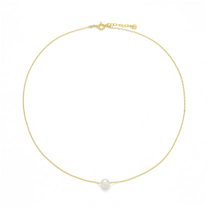 14K Gold Filled Pearl Necklace - Meteor