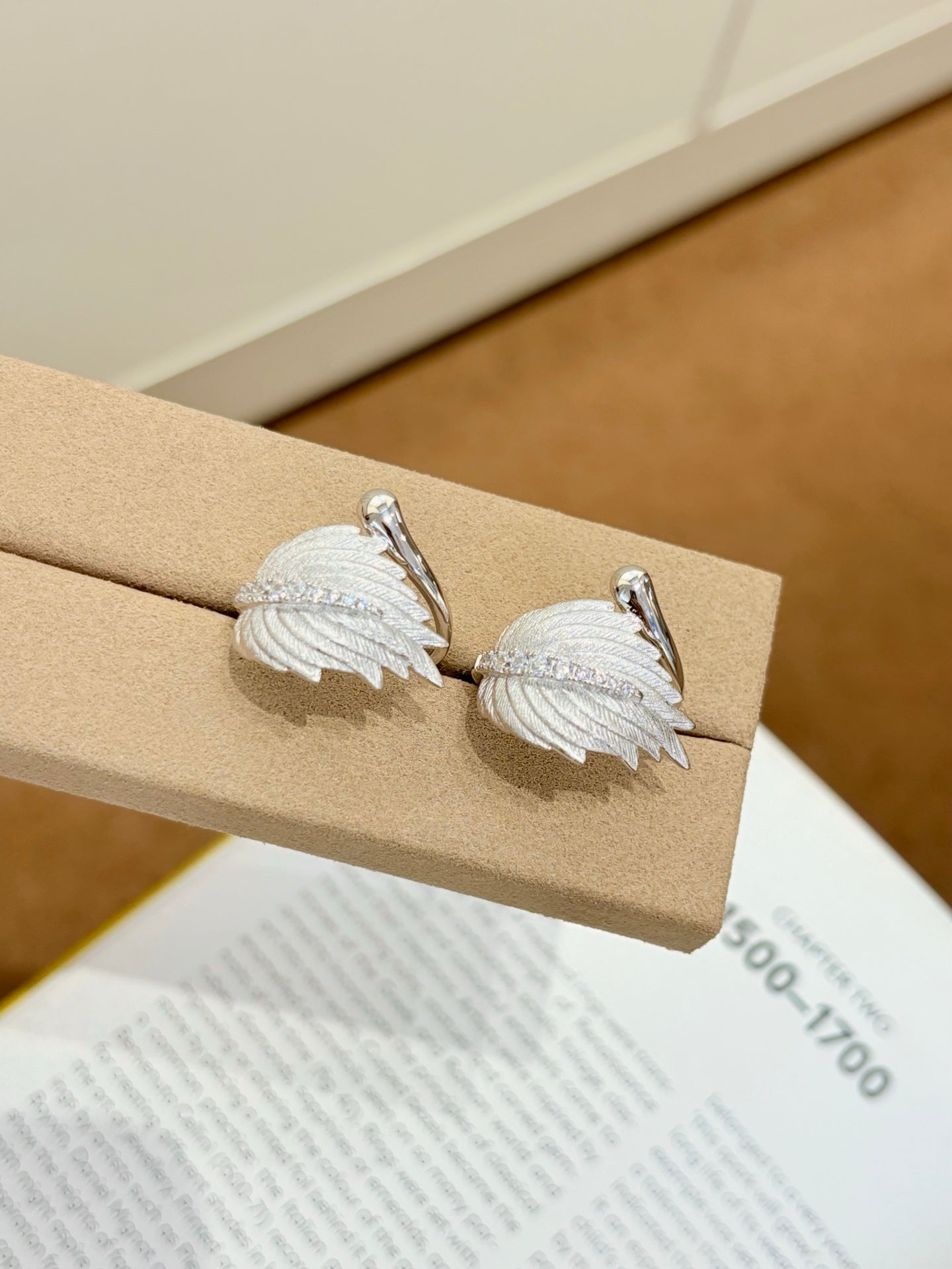 18k Gold Plated Angel Feather Ring