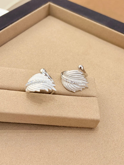 18k Gold Plated Angel Feather Ring