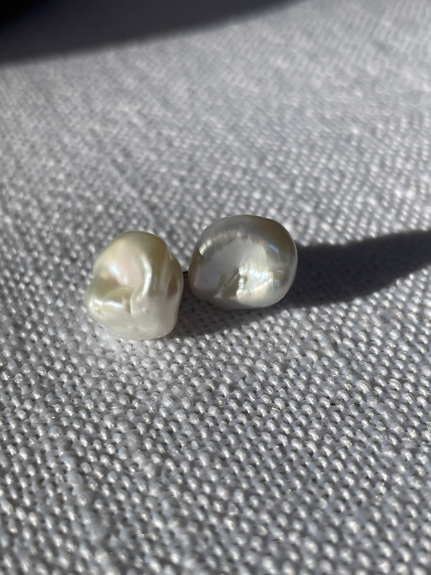 Keshi Pearl Studs