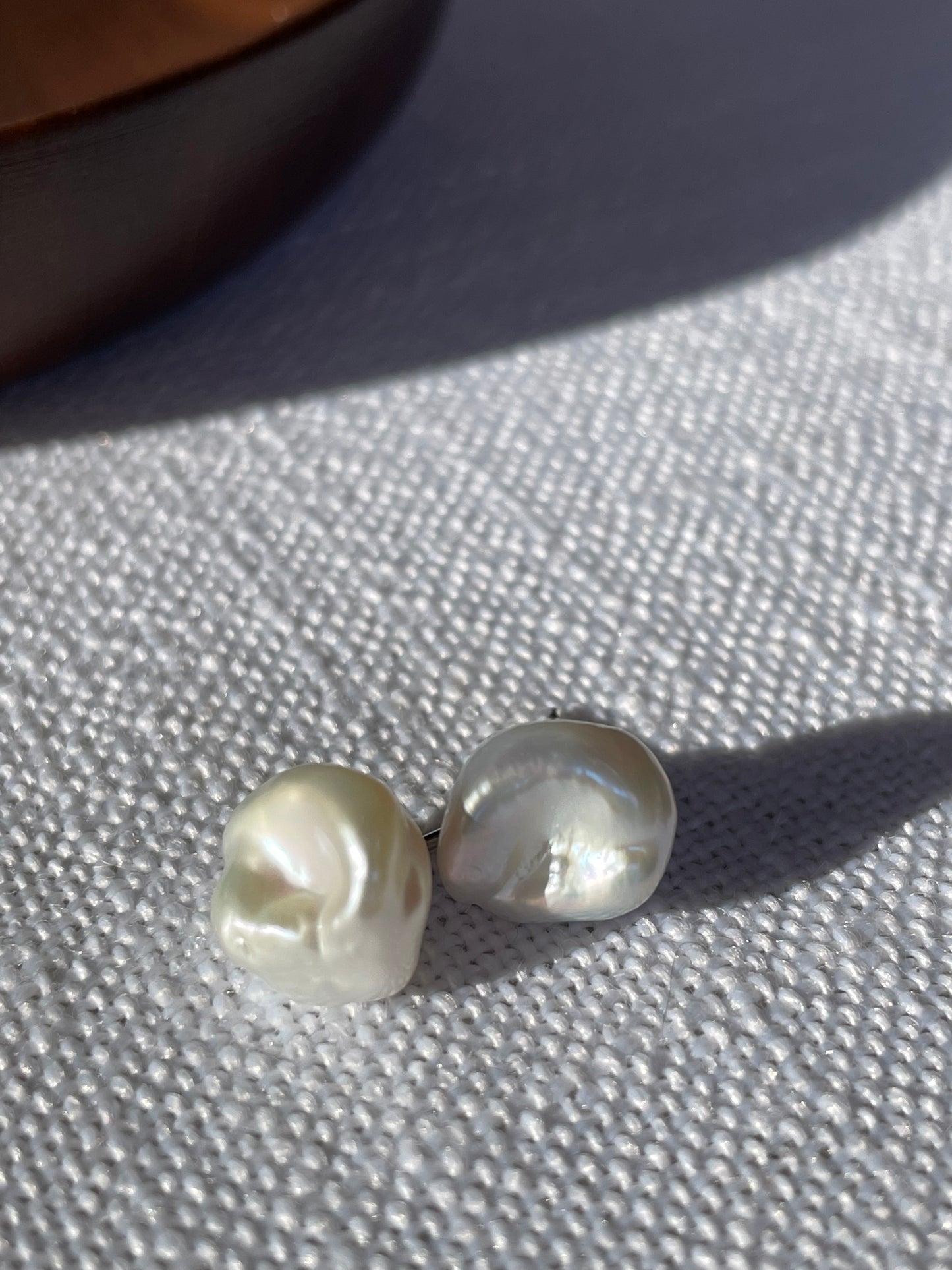 Keshi Pearl Studs