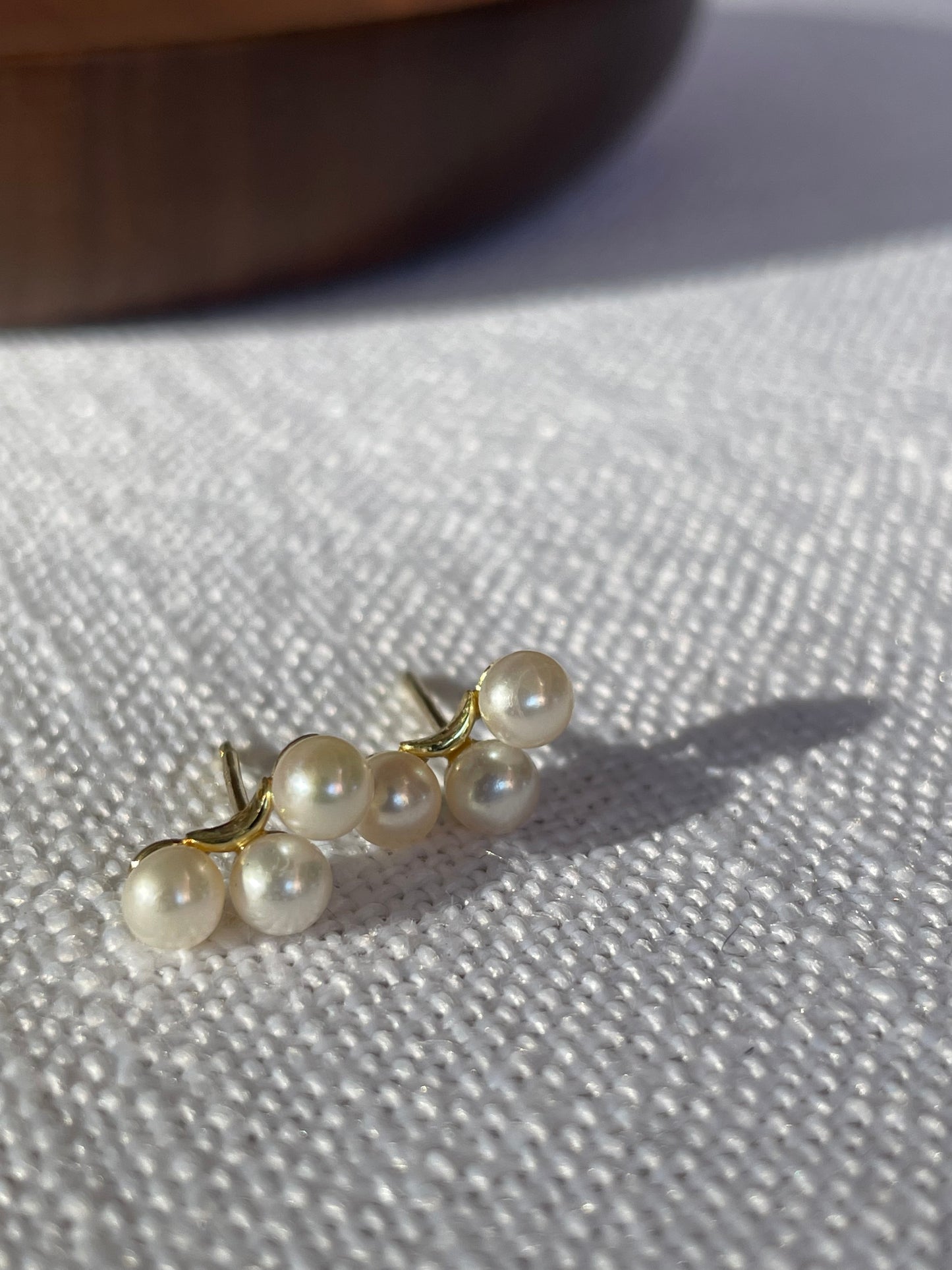 Trio Pearl Studs