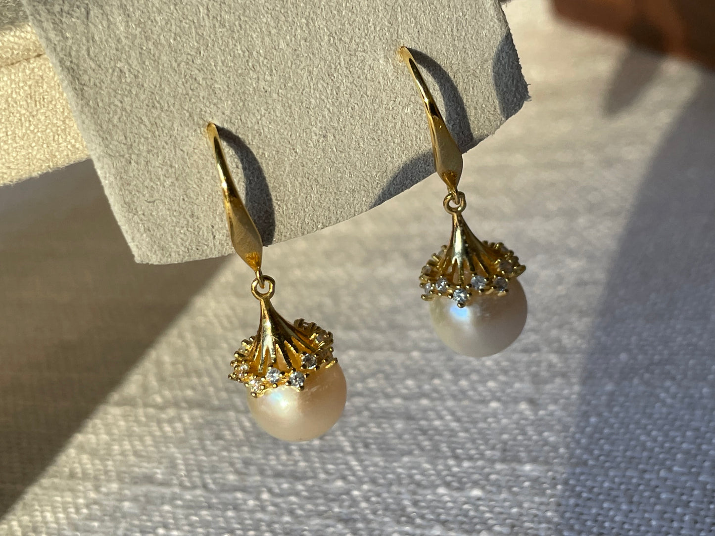 Hook Earrings-Round Shape