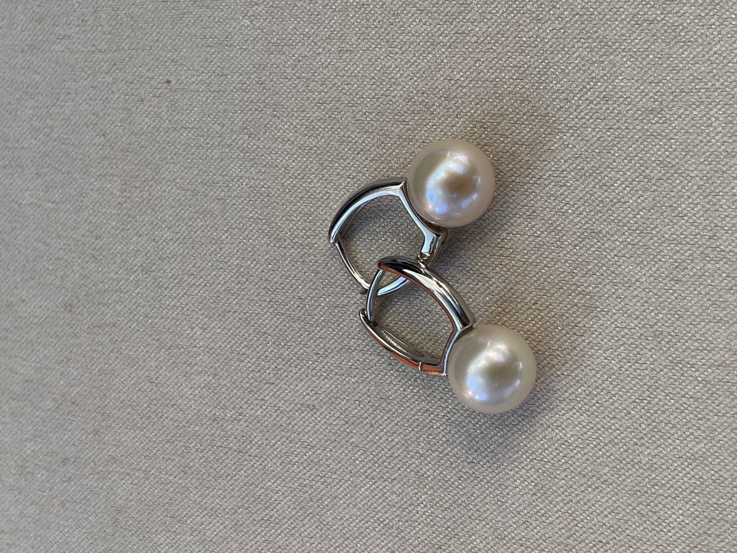 Pearl Huggies Earring