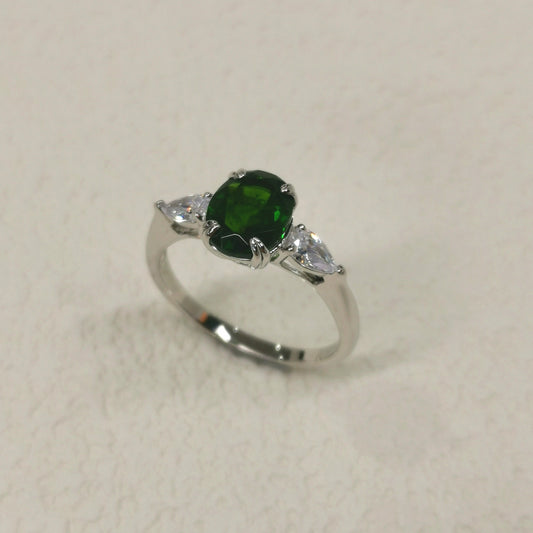 Ring | Oval Diopside