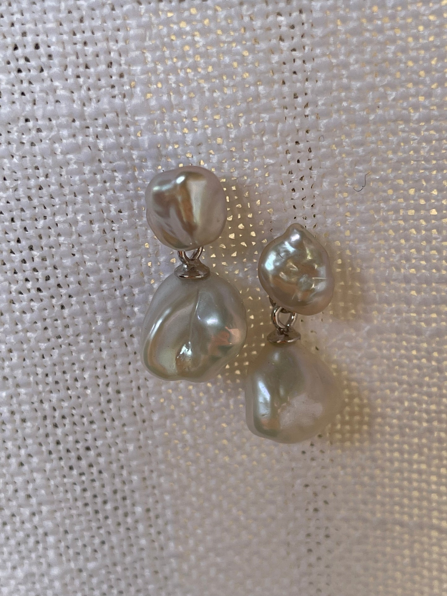 Keshi Pearl Studs