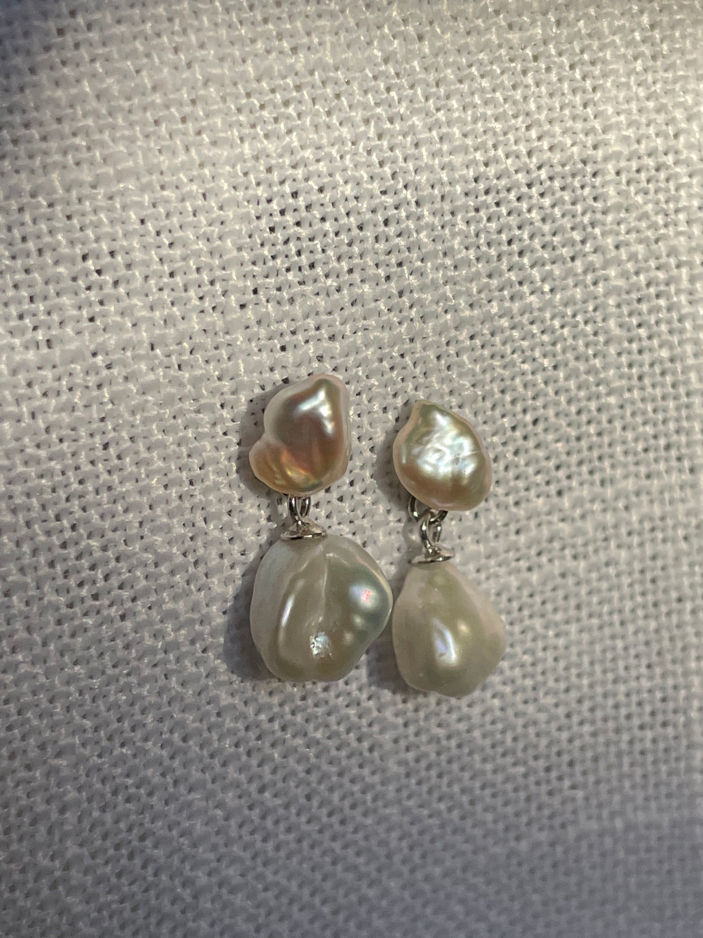 Keshi Pearl Studs