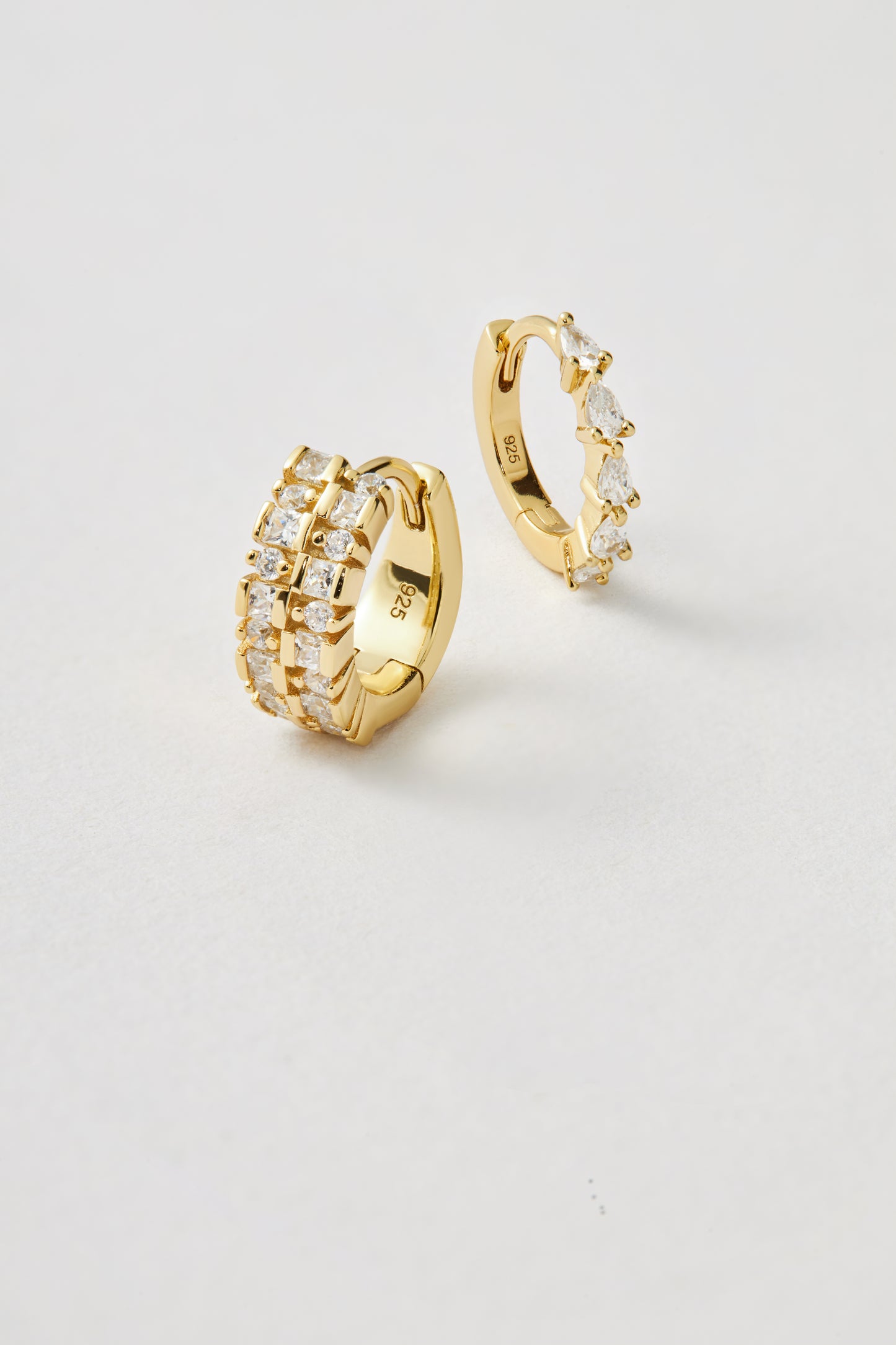 Ear Party | 14k Gold Vermeil Hoop  Earrings