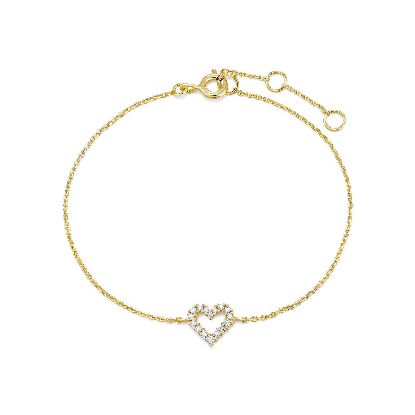 Eternal Heart | 14k Gold Vermeil Bracelet