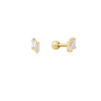 Sterling Silver 14K Gold Plating Ear Party Earring studs